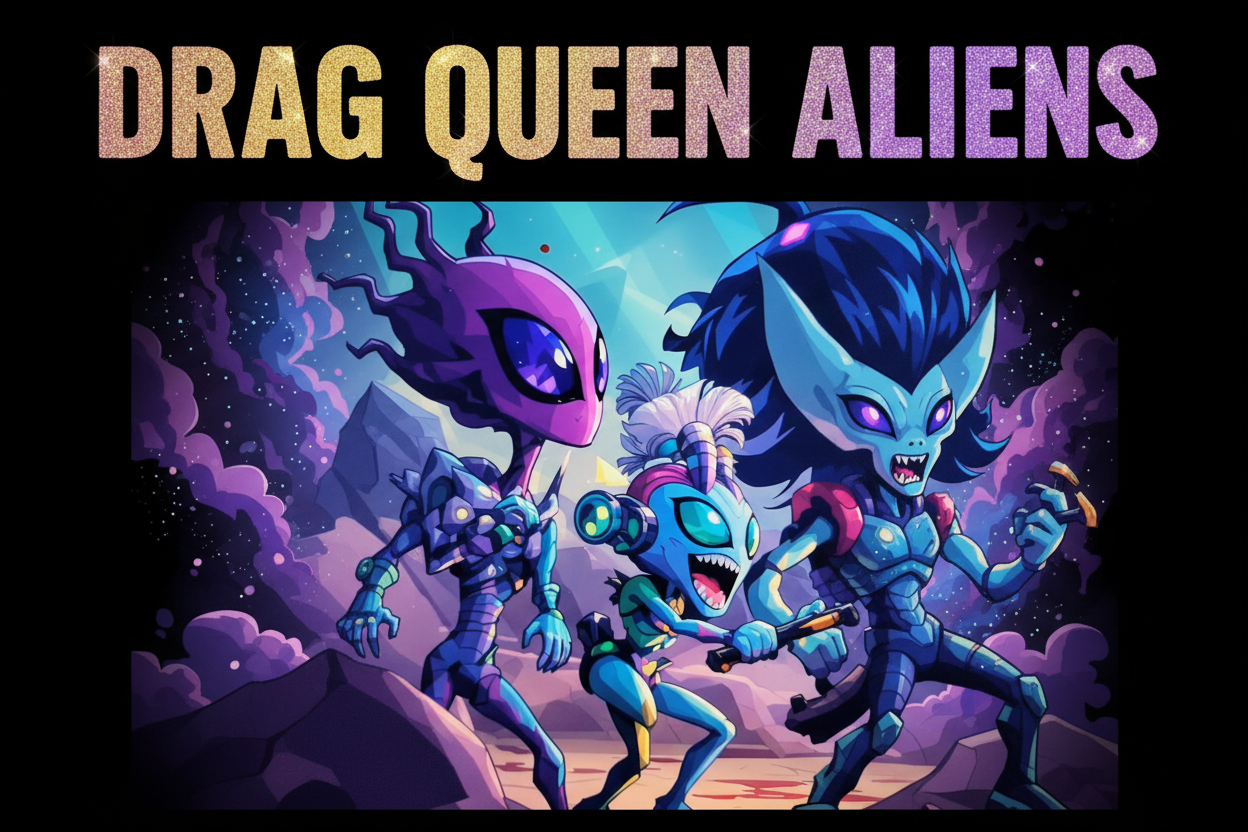 Drag Queen Aliens Banner
